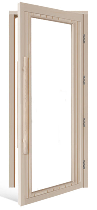Aspen Full Clear Glass ADA Door 36" × 80" - Superior Saunas