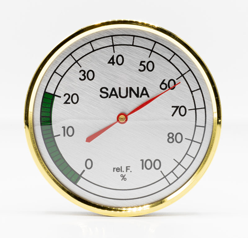 Chrome Hygrometer - Superior Saunas
