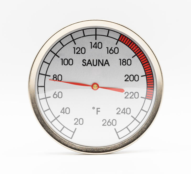 Chrome Thermometer - Superior Saunas