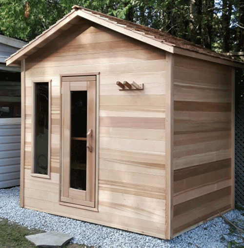 Superior Saunas: Outdoor Sauna Kit - Outdoor Cabin Sauna 6 x 8