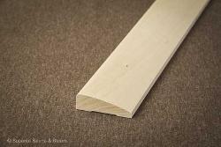 Superior Saunas: Sauna Lumber - Basswood Beveled Door and Window Trim Stock