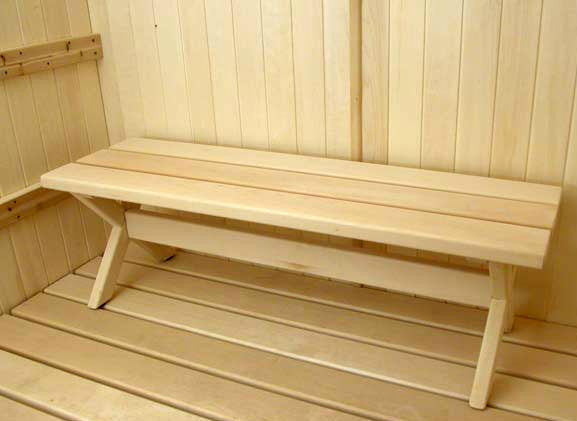Portable Stout Bench Basswood - Superior Saunas