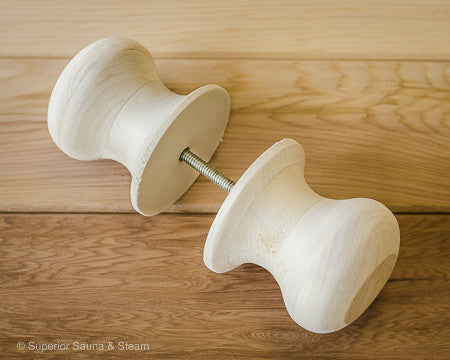 Aspen Sauna Door Knobs - Superior Saunas