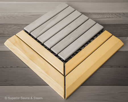 Aspen Flooring Corner Snap Together - Superior Saunas