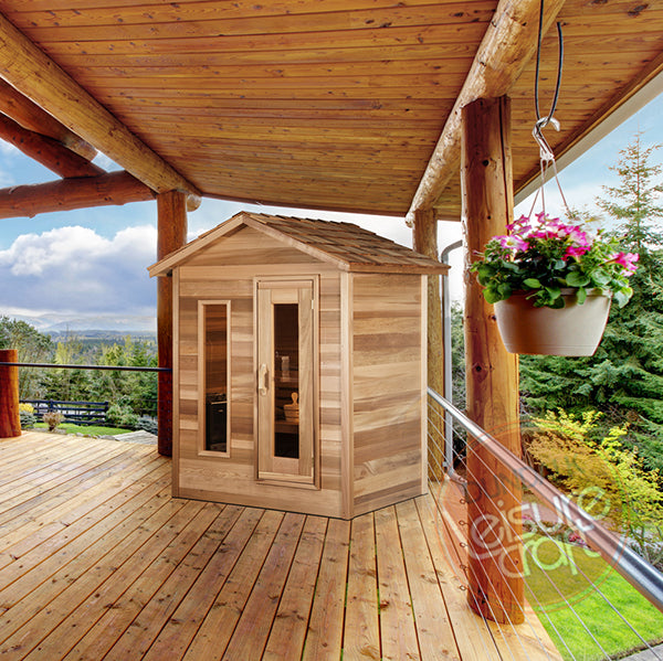 Superior Saunas: Outdoor Sauna Kit - Outdoor Cabin Sauna 5 x 8