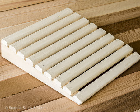 Portable Backrest Headrest Basswood - Superior Saunas