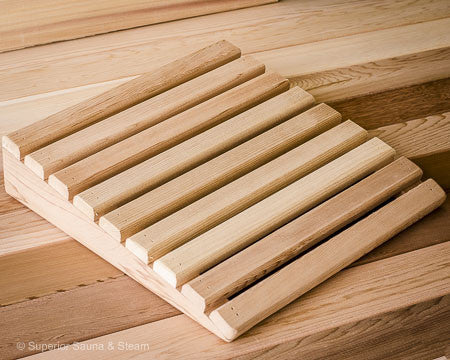 Portable Backrest Headrest Red Cedar - Superior Saunas