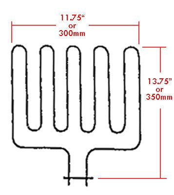 Superior Saunas: Heater Element - Sauna Heater Element for HMR/HNVR80, SKSM/Designer 80, SEPC65