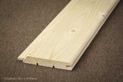 Superior Saunas: Sauna Lumber - Nordic Spruce 9/16 x 3 3/8