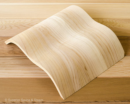 Wave Pillow Cedar - Superior Saunas