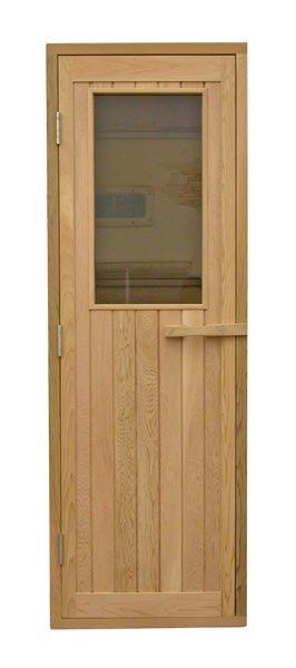 Cedar Half Glass Door 24" x 77" - Superior Saunas